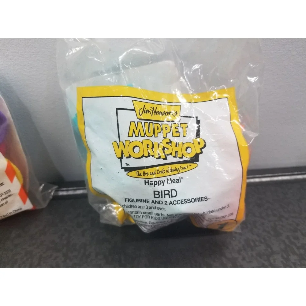 Vtg 1994 McDonalds Muppet Workshop Happy Meal Toys Set of 4 Sealed Jim Henson